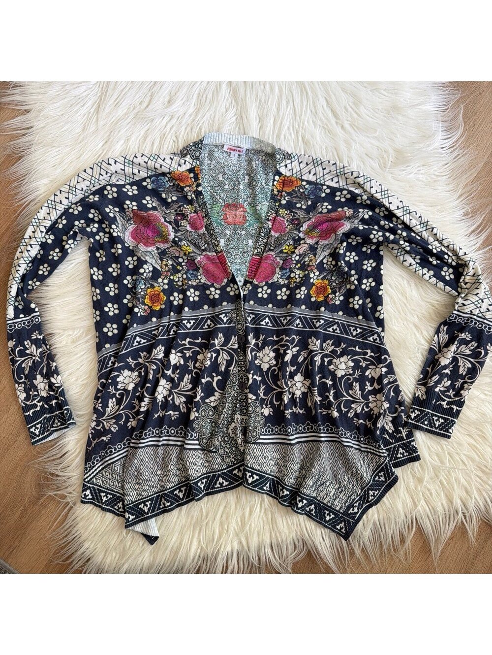 Johnny Was cardigan size S